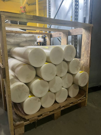 Капролон стержень ПА-6 d 200 мм ( не менее 1000 мм, 35 кг) ПРС