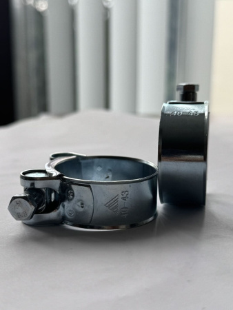 Хомут силовой одноболтовый 104-112 мм ПРС